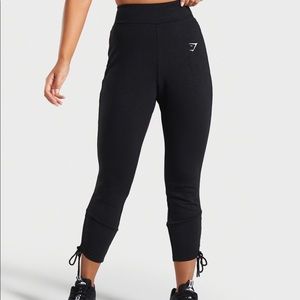 Black Rushed Gymshark Joggers